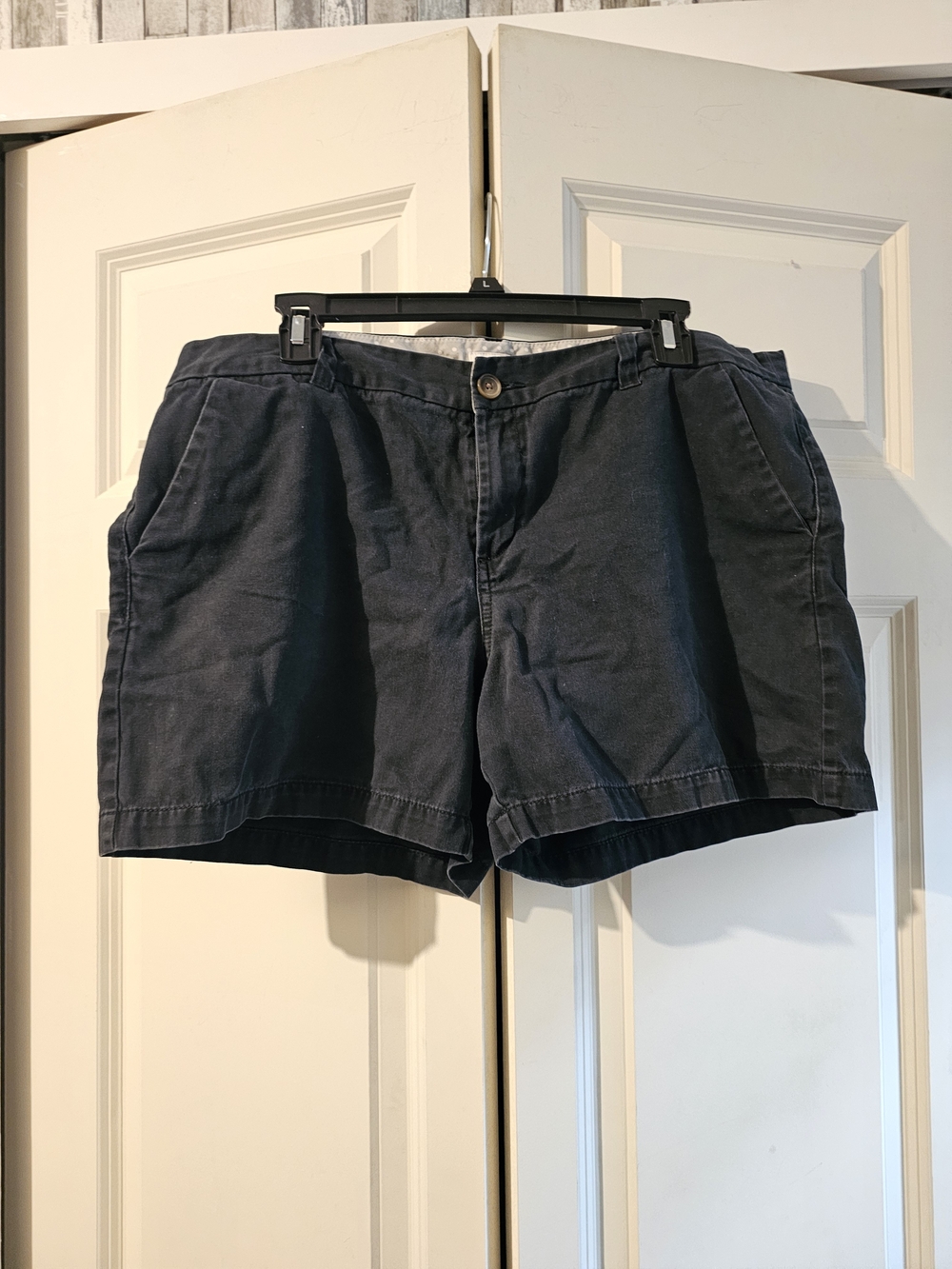 Merona Black Cotton Shorts Sz 10
